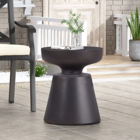 Outdoor LightWeight Concrete Side Table