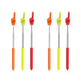 Multi-Function Demo Teaching Kit 6-Piece Set - Retractable Pen & Pointer & Presentation Aid - Supports TEMU Pickup - Waybill Deadline 10pm China (Option: Mixed color 6pack set)