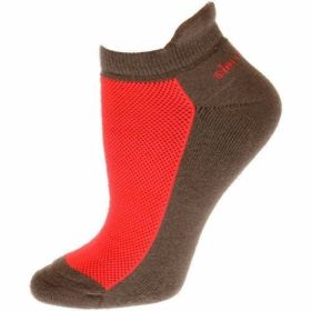 Cotton Anklet-Hi Socks with Heel Guard for Women (Color: Shitake)