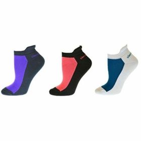 Cotton Anklet-Hi Socks with Heel Guard for Women (Color: Assorted (Black/Navy/White))