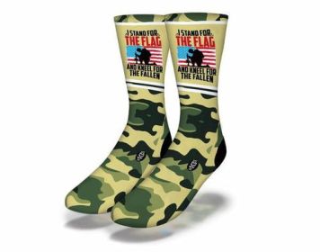 I STAND FOR THE FLAG Patriotic Socks (size: Junior)