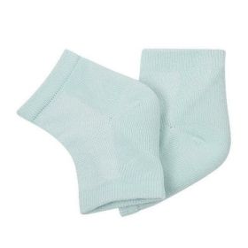 Moisturizing Heel Socks for Cracked Heel - Gel Sock 1 Pair/2pcs (Color: Green)