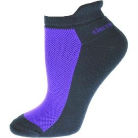 Cotton Anklet-Hi Socks with Heel Guard for Women (Color: Navy)