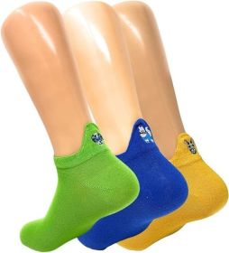 Women's Dog Embroidered Ankle Socks, 3 Pairs, Low Cut, Size 5-7 (Color: Style 3)